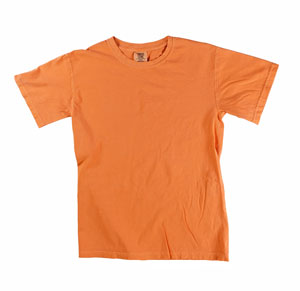 RGRiley | Mens Comfort Color Brunt Orange Short Sleeve T-Shirts | Mill Graded