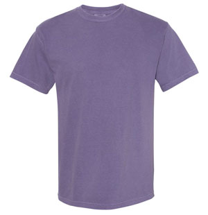 RGRiley | Mens Comfort Color Grape Short Sleeve T-Shirts | Mill Graded