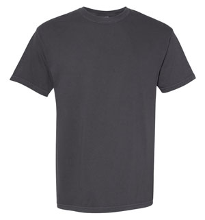 RGRiley | Mens Comfort Color Graphite Short Sleeve T-Shirts | Mill Graded