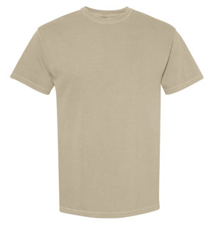 RGRiley | Mens Comfort Color Khaki Short Sleeve T-Shirts | Mill Graded