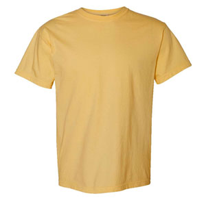 RGRiley | Mens Comfort Color Mustard Short Sleeve T-Shirts | Mill Graded