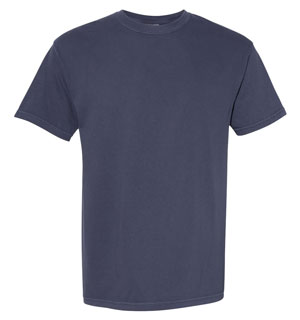 RGRiley | Mens Comfort Color Navy Short Sleeve T-Shirts | Mill Graded