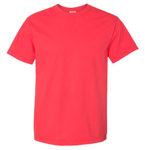 RGRiley | Mens Comfort Color Paprika Short Sleeve T-Shirts | Mill Graded