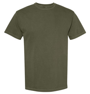 RGRiley | Mens Comfort Color Sage Short Sleeve T-Shirts | Mill Graded