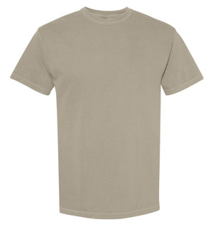 RGRiley | Mens Comfort Color Sandstone Short Sleeve T-Shirts | Mill Graded