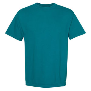 RGRiley | Mens Comfort Color Topaz Blue Short Sleeve T-Shirts | Mill Graded