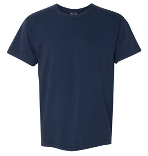 RGRiley | Mens Comfort Color True Navy Short Sleeve T-Shirts | Mill Graded