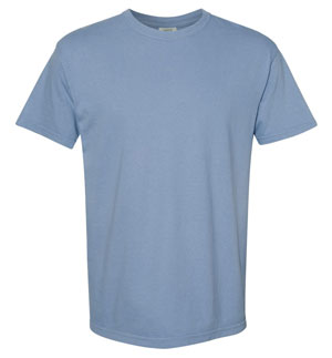 RGRiley | Mens Comfort Color Washed Denim Short Sleeve T-Shirts | Mill Graded